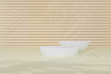 3d rendering Minimal product display on neutral background. podium. Concept scene stage showcase for new product, promotion sale, banner, presentation, cosmetic
