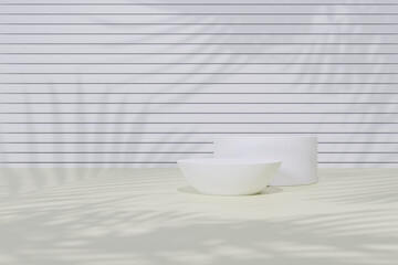 3d rendering Minimal product display on neutral background. podium. Concept scene stage showcase for new product, promotion sale, banner, presentation, cosmetic