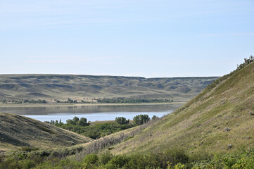 valley overlooking the South Saskatchewan River