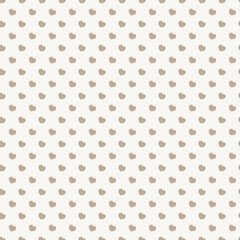 Seamless heart pattern for Valentine's day. Vector Illustration