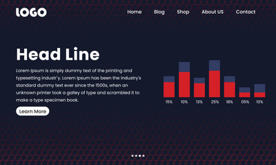 WEB home page background. First page background. Landing page template. Vector illustration. EPS 10
