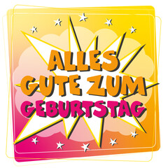 ALLES GUTE ZUM GEBURTSTAG CARTE Éclat 3
