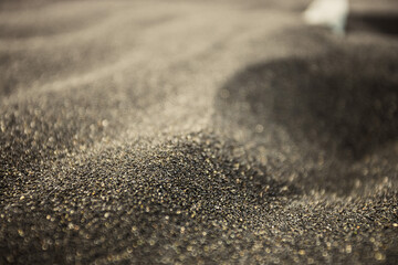 Fototapeta na wymiar schwarzer Sand
