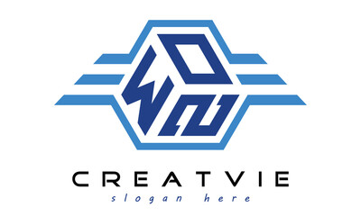 WOZ three letter geometrical wings logo design vector template. wordmark logo   emblem logo   monogram logo   initial letter logo   typography logo   business logo   minimalist logo   © Foysal