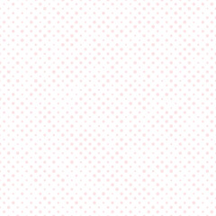 Abstract background consisting of circles pink color different size on white background. Decoration element. Vector Illustration
