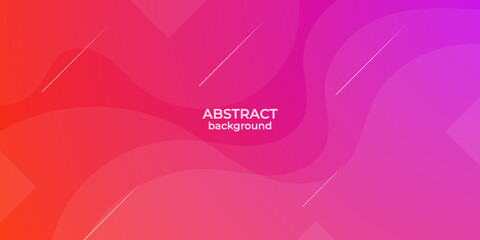 Bright pink and orange vector template with simple pattern. Cool design on abstract background with colorful gradient. New design for ad, poster, banner of your website.Eps 10 vector
