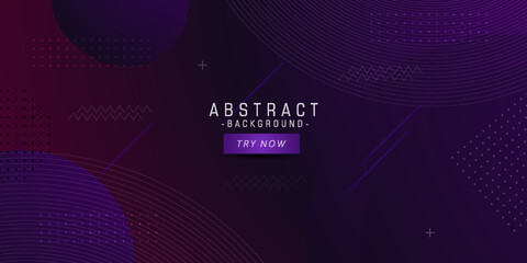 Modern abstract dynamic shape background in dark purple gradation. Perfectly used for landing pages, websites, banners, posters, events, etc. Eps10 vector illustration