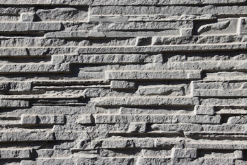 White narrow stone wall background texture