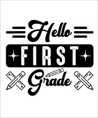 Fototapeta premium Back to school svg t shirt designs
