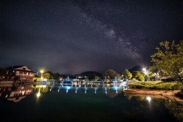 night view of the city