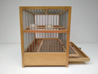 Beautiful wooden bird cage