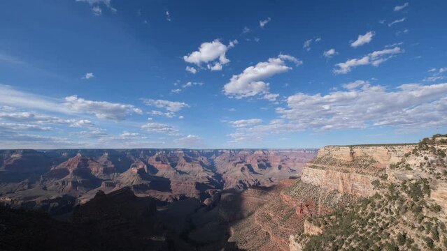 Vue sur le Parc national du Grand Canyon en Arizona.