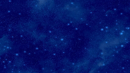 Fototapeta na wymiar Artistic hand painted multi layered dark blue background. dark blue nebula sparkle light star universe in outer space horizontal galaxy on space. navy blue nigft sky. wash aqua