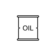 crude oil drum vector icon gasoline gallon storage