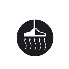 vacuum cleaner machine icon vector concept design