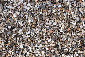 Pebble stones abstract background. Texture of pebble stones
