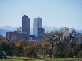 Denver city  park city skyline