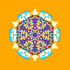 Mysterious beautiful mandala