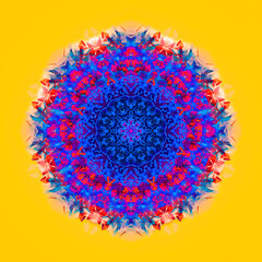 Mysterious beautiful mandala