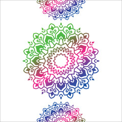 Colorful mandala background