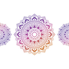 Gradient mandala background