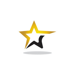 Obraz premium Star icon template