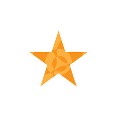 Obraz premium Star icon template