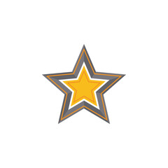Obraz premium Star icon template
