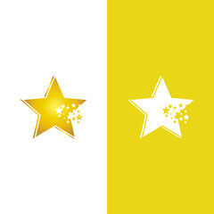 Obraz premium Star icon template
