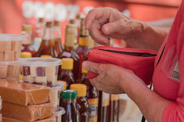 shopping at the fair
