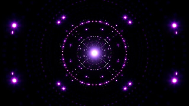 Glittering Neon Lights VJ Loop