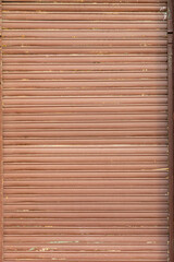 pattern of brown shutter blind in detail