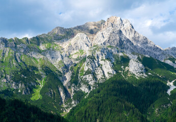 Mountain Range In Austrian Alps