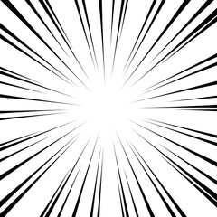 Obraz premium Speed lines Manga frame , Cartoon background , Comic book action lines , Comic background vector illustration