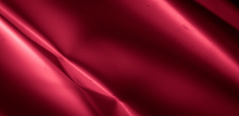Plakat steel sheet painted with red paint. background or texture