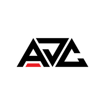 AJC triangle letter logo design with triangle shape. AJC triangle logo design monogram. AJC triangle vector logo template with red color. AJC triangular logo Simple, Elegant, and Luxurious Logo...