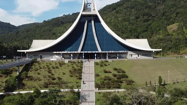 Madre Paulina Sanctuary - Nova Trento. frontal View Madre Paulina Sanctuary in Santa Catarina Vista frontal