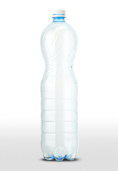 empty plastic water bottle
