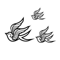 Obraz premium dove with wings