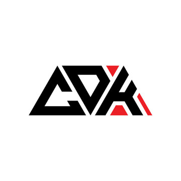 CDK triangle letter logo design with triangle shape. CDK triangle logo design monogram. CDK triangle vector logo template with red color. CDK triangular logo Simple, Elegant, and Luxurious Logo...