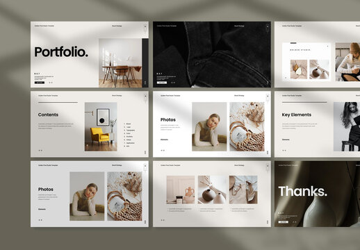 Portfolio Presentation Layout