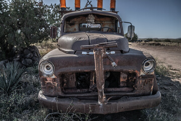 Abandoned Truck near Arcosanti Arizona