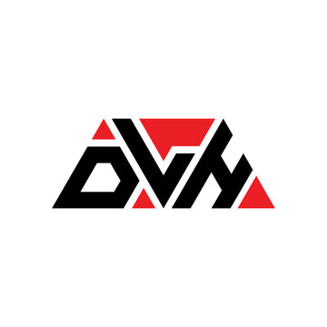 DLH triangle letter logo design with triangle shape. DLH triangle logo design monogram. DLH triangle vector logo template with red color. DLH triangular logo Simple, Elegant, and Luxurious Logo...
