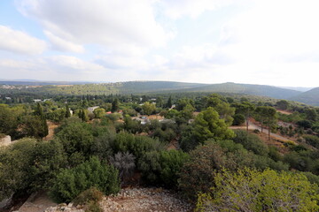 Fototapeta na wymiar Rural landscape in northern Israel.