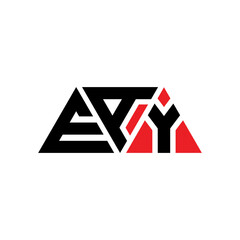 EAY triangle letter logo design with triangle shape. EAY triangle logo design monogEAm. EAY triangle vector logo template with red color. EAY triangular logo Simple, Elegant, and Luxurious Logo...