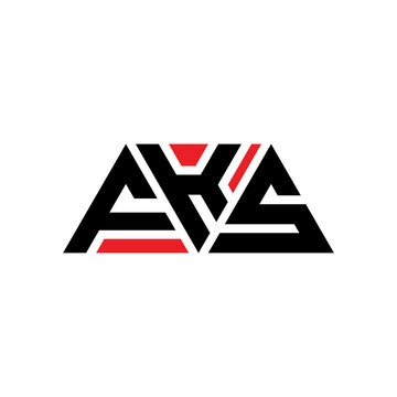 FKS triangle letter logo design with triangle shape. FKS triangle logo design monogram. FKS triangle vector logo template with red color. FKS triangular logo Simple, Elegant, and Luxurious Logo...
