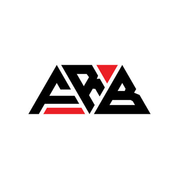 FRB triangle letter logo design with triangle shape. FRB triangle logo design monogram. FRB triangle vector logo template with red color. FRB triangular logo Simple, Elegant, and Luxurious Logo...