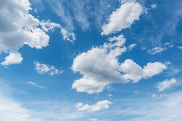 Naklejka na ściany i meble Amazing cloudscape on the sky.