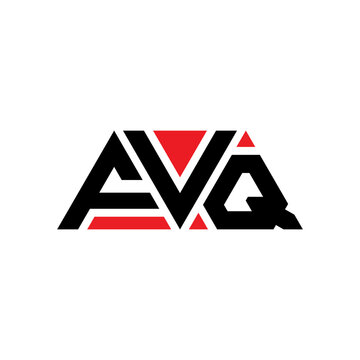 FVQ triangle letter logo design with triangle shape. FVQ triangle logo design monogram. FVQ triangle vector logo template with red color. FVQ triangular logo Simple, Elegant, and Luxurious Logo...