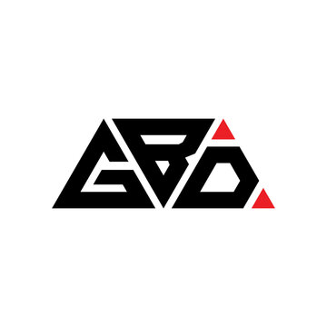 GBD triangle letter logo design with triangle shape. GBD triangle logo design monogram. GBD triangle vector logo template with red color. GBD triangular logo Simple, Elegant, and Luxurious Logo...